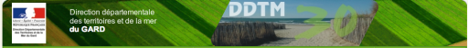 Bandeau site Internet de la DDTM 30