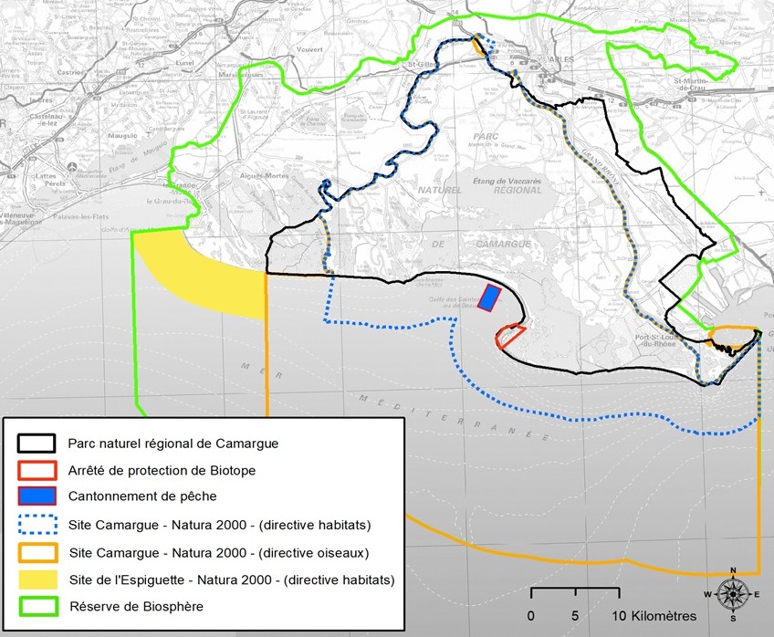 carte milieu marin